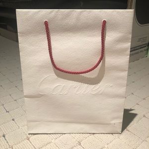 Authentic Cartier Shopping Bag
